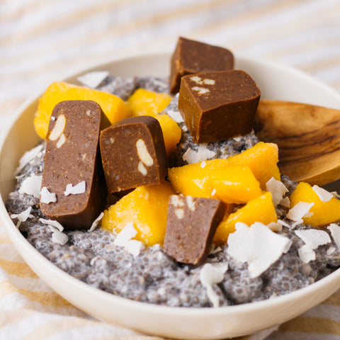 Chocolatey Mango Chia Seed Pudding