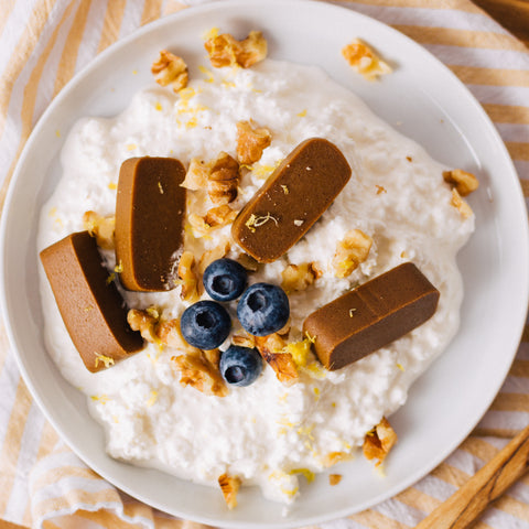 Lemon Cinnamon Cottage Cheese