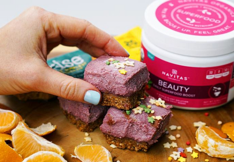 BEAUTY BOOST “CHEESECAKE” BARS
