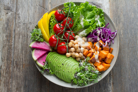 Healthy vegetable bowl