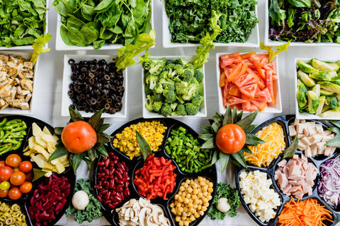 Variety of healthy vegetables