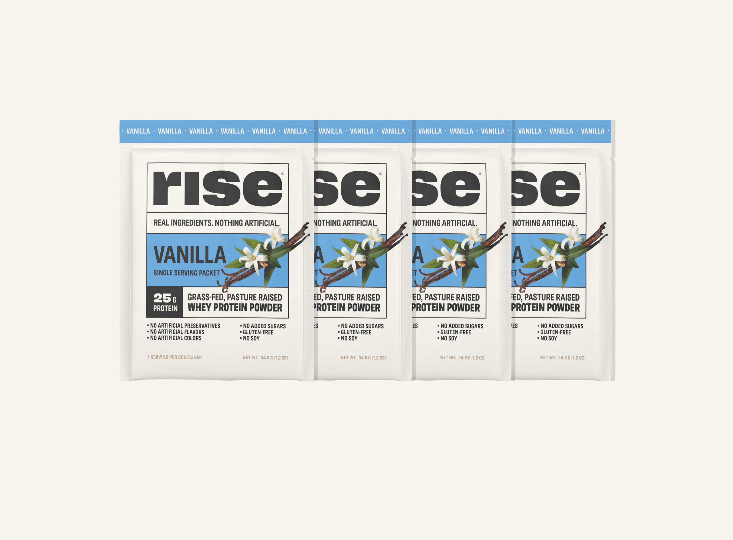 Vanilla Protein Powder Single-Serve Sample Pack (4 Pack) Vanilla Protein Powder Single-Serve Sample Pack (4 Pack)