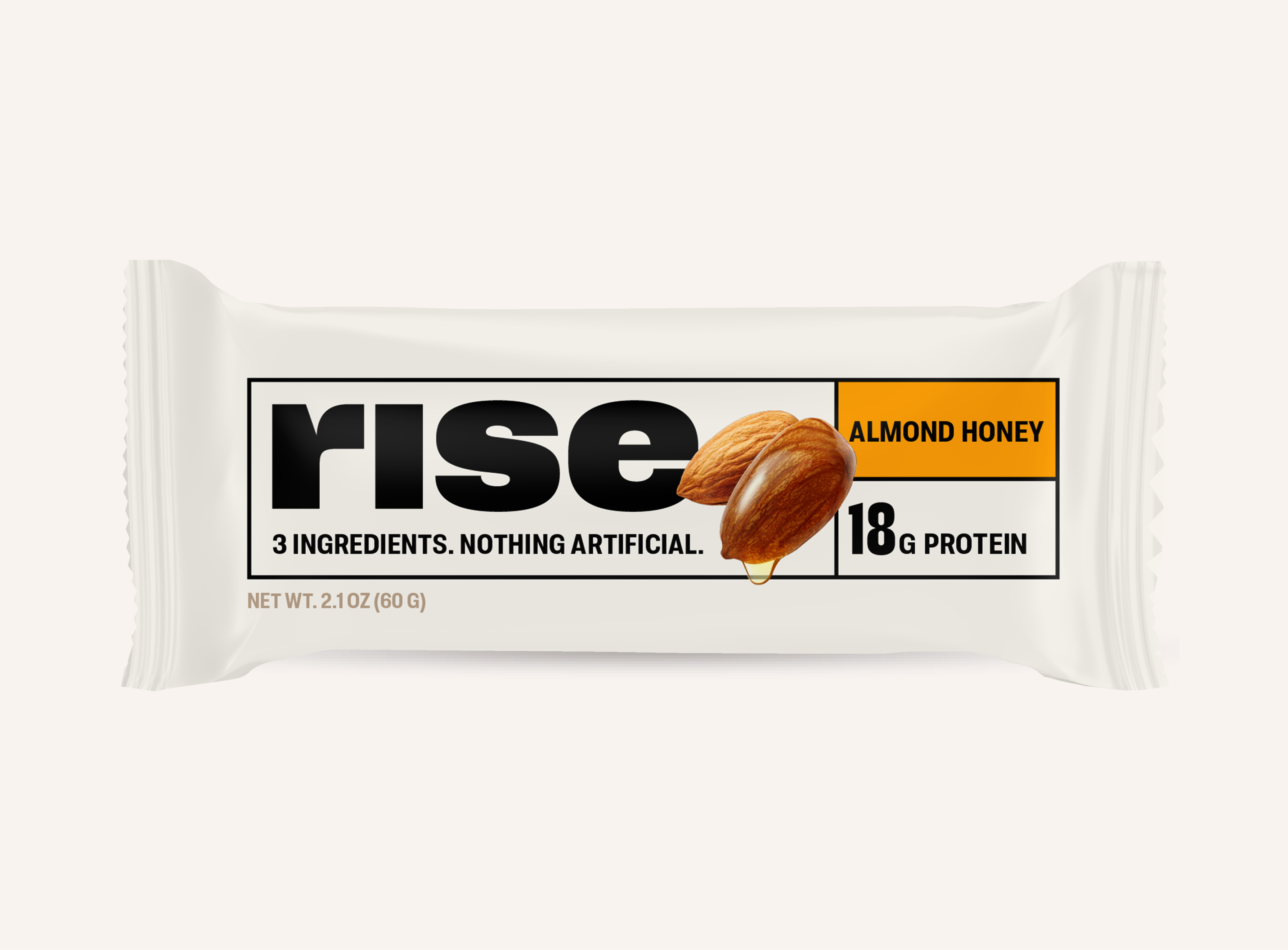 Almond Honey Protein Bars (12 pack) | 20g of Protein Per Bar – Rise Bar