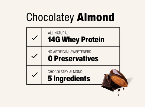 Chocolatey Almond Protein Bars (12 pack)