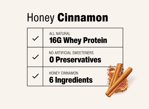 Honey Cinnamon Protein Bars (12 pack)